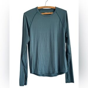 Outdoor Voices Long Sleeve Mesh Layering Top in Jade Size Small Gorpcore Outdoor